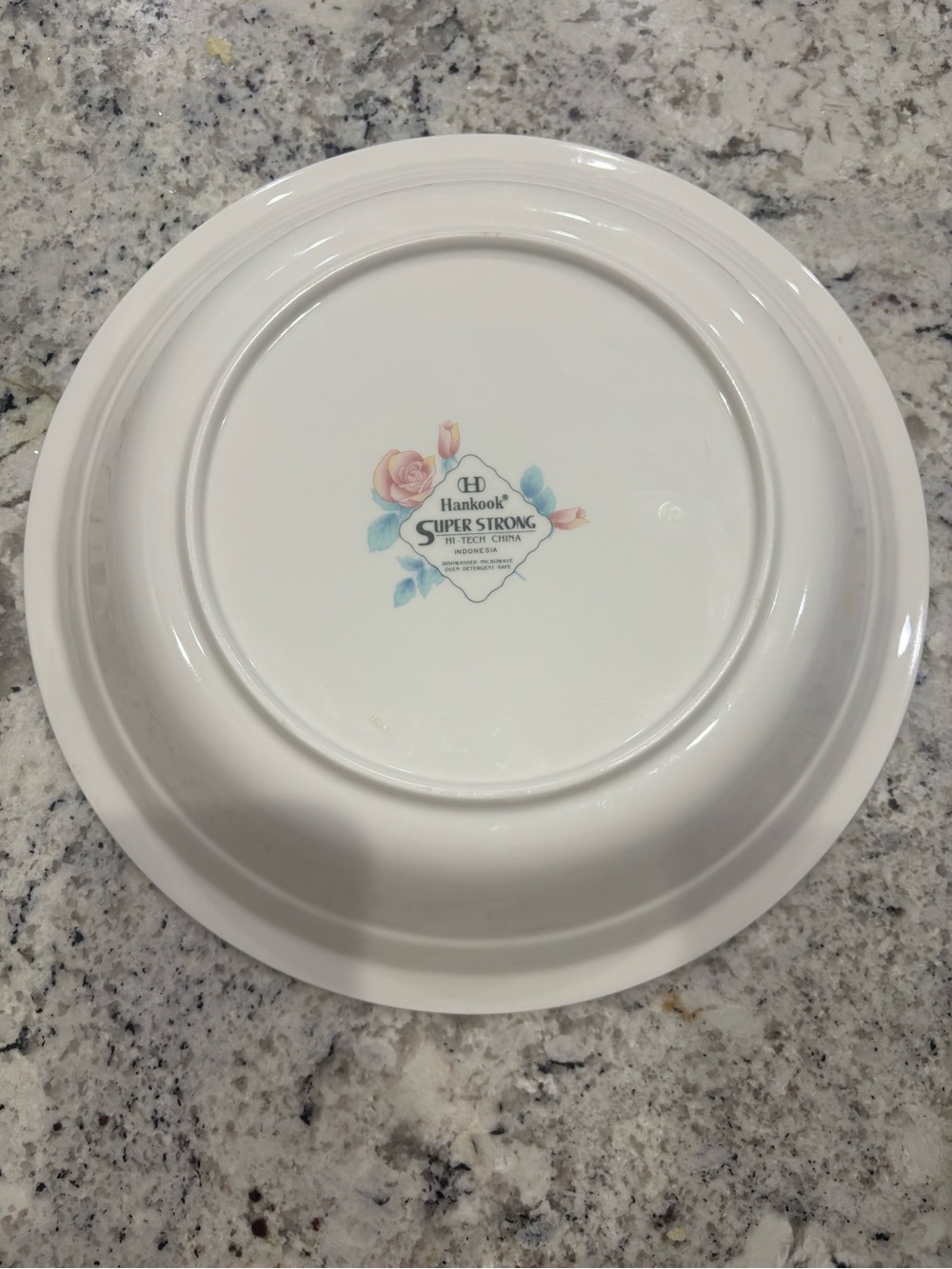 Vintage Hankook Apple Pie Recipe Ceramic Deep Dish Pie Plate 11” - Picture 3 of 5